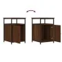 Nachttische 2 Stück braunes Eichensperrholz 40x42x60 cm von vidaXL, Nachttische - Ref: Foro24-826042, Preis: 51,95 €, Rabatt: %