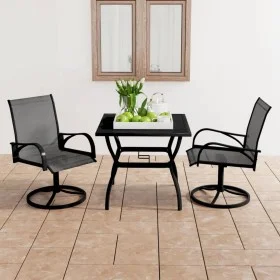 Juego de comedor para jardín 3 piezas textilene y acero by vidaXL, Garden sets - Ref: Foro24-3060281, Price: 314,62 €, Discou...