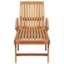 Liege mit Tisch und Kissen aus massivem Teakholz von vidaXL, Liegen - Ref: Foro24-3063027, Preis: 299,38 €, Rabatt: %
