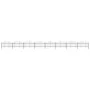 Garden fence with black steel spearheads 13.6 m by vidaXL, fence panels - Ref: Foro24-277719, Price: 424,06 €, Discount: %