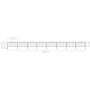 Gartenzaun mit Speerspitze aus schwarzem Stahl (1,25-1,5)x13,6m von vidaXL, Zaunpaneele - Ref: Foro24-277737, Preis: 606,74 €...