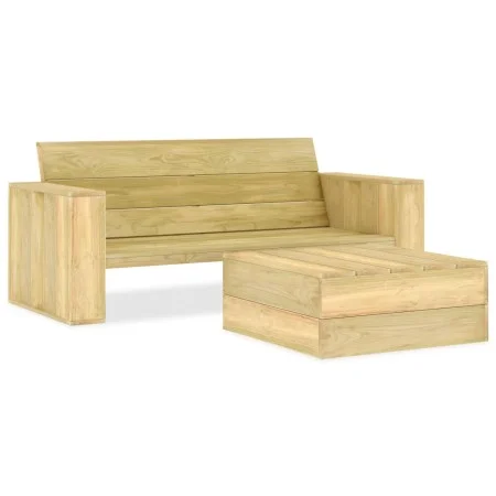 Garden furniture set 2 pieces impregnated pine wood by vidaXL, Garden sets - Ref: Foro24-3053197, Price: 315,25 €, Discount: %