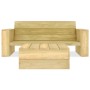 Gartenmöbel-Set 2-teilig aus imprägniertem Kiefernholz von vidaXL, Gartensets - Ref: Foro24-3053197, Preis: 326,19 €, Rabatt: %
