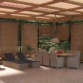 11-piece synthetic rattan brown garden dining set by vidaXL, Garden sets - Ref: Foro24-3059472, Price: 2,00 €, Discount: %