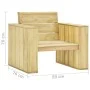 Gartenstühle 2 Stück imprägniertes Kiefernholz 89x76x76 cm von vidaXL, Gartenstühle - Ref: Foro24-3053201, Preis: 337,26 €, R...