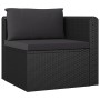7-teiliges Gartenmöbel-Set und schwarze synthetische Rattankissen von vidaXL, Gartensets - Ref: Foro24-3059501, Preis: 667,35...