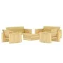 Gartenmöbel-Set 5-teilig aus imprägniertem Kiefernholz von vidaXL, Gartensets - Ref: Foro24-3053200, Preis: 845,55 €, Rabatt: %