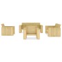 Gartenmöbel-Set 5-teilig aus imprägniertem Kiefernholz von vidaXL, Gartensets - Ref: Foro24-3053200, Preis: 857,60 €, Rabatt: %