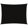 Toldo de vela rectangular tela Oxford negro 3x6 m
