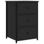Nightstands 2 pcs engineered wood black 40x36x60 cm by vidaXL, Nightstands - Ref: Foro24-825994, Price: 114,95 €, Discount: %