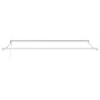 Toldo Retráctil Rojo y 500 x 300 cm Tela y Metal