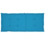Sillas de jardín 2 uds con cojines azules madera maciza de teca de vidaXL, Sillas de jardín - Ref: Foro24-3062380, Precio: 22...