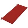 2-Sitzer-Gartenbank aus grauem Eukalyptusholz und 120 cm Kissen von vidaXL, Gartenbänke - Ref: Foro24-3061029, Preis: 180,25 ...