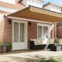 Toldo Retráctil Multicolor 500 x 300 cm Tela y Metal
