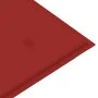 2-Sitzer-Gartenbank aus grauem Eukalyptusholz und 120 cm Kissen von vidaXL, Gartenbänke - Ref: Foro24-3061029, Preis: 180,25 ...