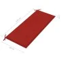 2-Sitzer-Gartenbank aus grauem Eukalyptusholz und 120 cm Kissen von vidaXL, Gartenbänke - Ref: Foro24-3061029, Preis: 180,25 ...