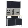 Workbench with three wall panels and a cabinet by vidaXL, Work tables - Ref: Foro24-3053437, Price: 373,55 €, Discount: %