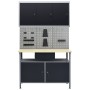 Workbench with three wall panels and a cabinet by vidaXL, Work tables - Ref: Foro24-3053437, Price: 360,87 €, Discount: %