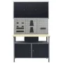 Workbench with three wall panels and a cabinet by vidaXL, Work tables - Ref: Foro24-3053437, Price: 373,55 €, Discount: %
