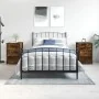 Nachttische 2 Stück aus geräucherter Eichenholz-Technik 40x36x60 cm von vidaXL, Nachttische - Ref: Foro24-825998, Preis: 93,5...