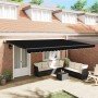 Toldo Retráctil Negro 500 x 300 cm tela en Toldos | Comprar online en Foro24