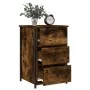 Nachttische 2 Stück aus geräucherter Eichenholz-Technik 40x36x60 cm von vidaXL, Nachttische - Ref: Foro24-825998, Preis: 93,5...