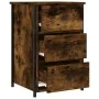 Nachttische 2 Stück aus geräucherter Eichenholz-Technik 40x36x60 cm von vidaXL, Nachttische - Ref: Foro24-825998, Preis: 93,5...