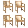 5-teiliges Garten-Esszimmerset aus massivem Teakholz von vidaXL, Gartensets - Ref: Foro24-3059935, Preis: 836,01 €, Rabatt: %