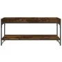 Smoked oak engineered wood coffee table 100x49x45 cm by vidaXL, Coffee table - Ref: Foro24-832805, Price: 44,71 €, Discount: %