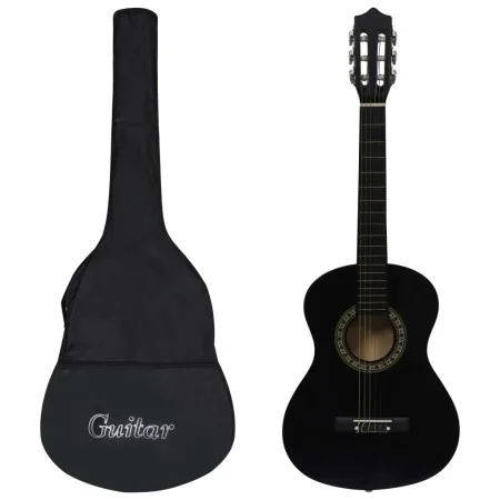 Classical guitar for beginners and children with black case 1/2 34" by vidaXL, Guitars - Ref: Foro24-3055604, Price: 62,68 €,...
