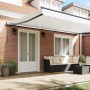 Toldo Retráctil Blanco 500 x 300 cm tela