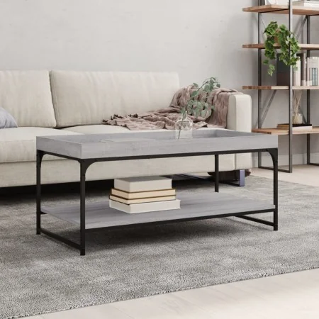 Engineered wood Sonoma gray coffee table 100x49x45 cm by vidaXL, Coffee table - Ref: Foro24-832806, Price: 45,62 €, Discount: %