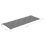 3-Sitzer-Gartenbank aus grauem Eukalyptusholz und 150 cm Kissen von vidaXL, Gartenbänke - Ref: Foro24-3061066, Preis: 217,44 ...