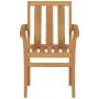 Conjunto de comedor de jardín 5 piezas madera maciza de teca de vidaXL, Conjuntos de jardín - Ref: Foro24-3059599, Precio: 64...