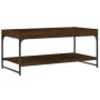 Oak brown engineered wood coffee table 100x49x45 cm by vidaXL, Coffee table - Ref: Foro24-832807, Price: 46,06 €, Discount: %