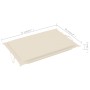 Gartenliege mit Tisch und Kissen aus massivem Akazienholz von vidaXL, Liegen - Ref: Foro24-3061589, Preis: 199,34 €, Rabatt: %