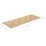3-seater eucalyptus wood garden bench in gray with cushion, 150 cm by vidaXL, garden benches - Ref: Foro24-3061068, Price: 22...