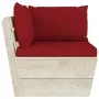 Sofá de palets de jardín 3 plazas con cojines madera de abeto by vidaXL, Garden sets - Ref: Foro24-3063405, Price: 271,90 €, ...