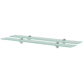 Schweberegale 2 Einheiten Glas 8 mm 80x10 cm von vidaXL, Regale und Regale - Ref: Foro24-3051499, Preis: 36,51 €, Rabatt: %