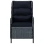 7-piece garden dining set with dark gray synthetic rattan cushions by vidaXL, Garden sets - Ref: Foro24-3060136, Price: 1,00 ...