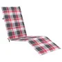 Garden lounger with footrest and cushion in solid acacia wood by vidaXL, Loungers - Ref: Foro24-3064027, Price: 138,45 €, Dis...