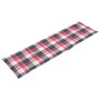 Tumbona de jardín con reposapiés y cojín madera maciza acacia de vidaXL, Tumbonas - Ref: Foro24-3064027, Precio: 141,98 €, De...