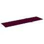 Sun lounger with red cushion solid teak wood by vidaXL, Loungers - Ref: Foro24-3063015, Price: 295,25 €, Discount: %