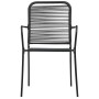 Set de comedor de jardín de 5 piezas vidrio y acero negro by vidaXL, Garden sets - Ref: Foro24-3060208, Price: 304,09 €, Disc...