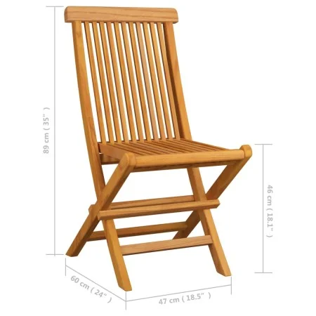 Gartenstühle 2 Stück Teakholz und anthrazitgraue Kissen von vidaXL, Gartenstühle - Ref: Foro24-3062475, Preis: 138,53 €, Raba...