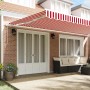 Toldo Retráctil 600 x 300 cm red and white