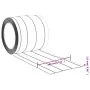 Curtain strip for doors transparent PVC 200x1.6 mm 50 m by vidaXL, Curtains and curtains - Ref: Foro24-153862, Price: 114,48 ...