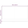 Toldo Retráctil Multicolor 600 x 300 cm Poliéster y metal