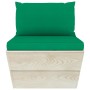 9-piece pallet garden furniture and fir wood cushions by vidaXL, Garden sets - Ref: Foro24-3063605, Price: 745,35 €, Discount: %