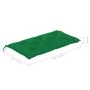 Solid teak wood garden bench with green cushion 112 cm by vidaXL, garden benches - Ref: Foro24-3062669, Price: 148,48 €, Disc...